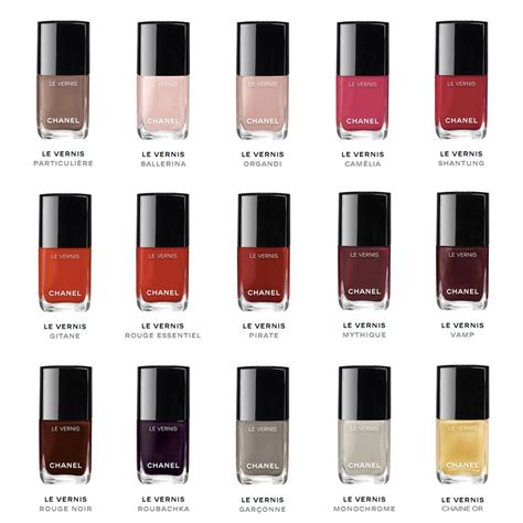 nail varnish chanel|Chanel nail polish colour chart.